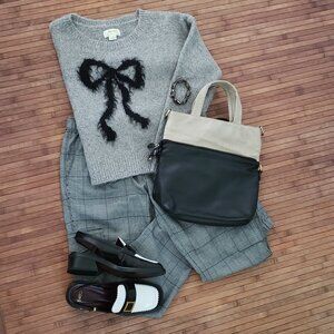 Purse by Free People, Black and Beige, or just black